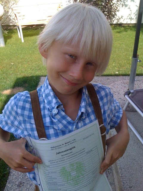 Luca Schatzl Volksschule St. Marein Luci weiter so....