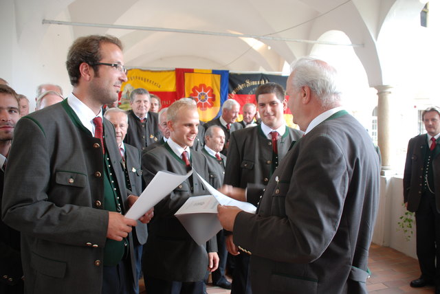 10 Jahre Sängertreue, Ferstner Florian, Karl Pöcher Jun. und Richard Muster
