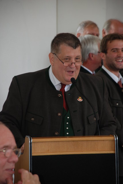 Obmann und Chorleiter Karl Pöcher