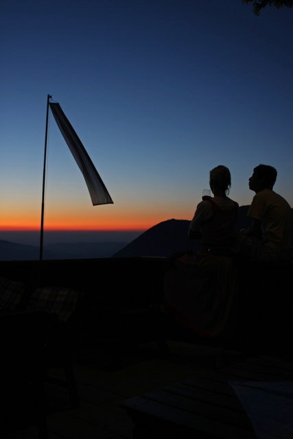 Abendstimmung auf der Alm