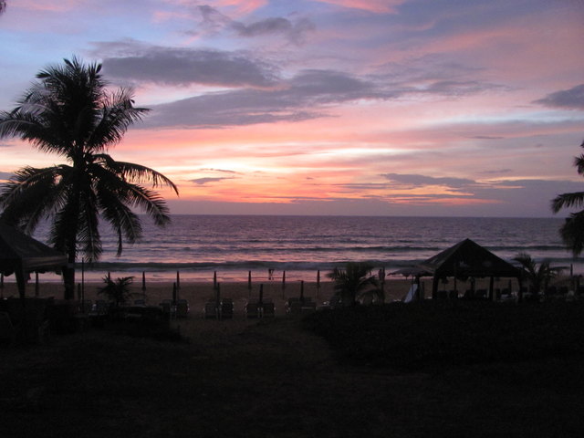 Sonnenuntergang in Phuket