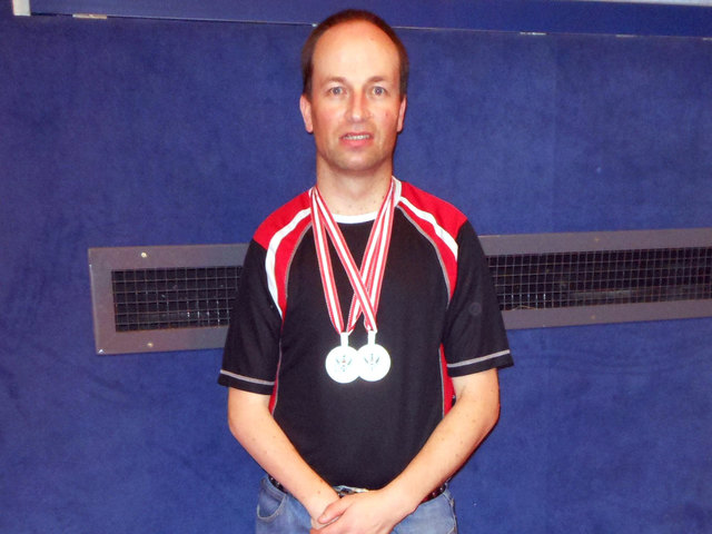 Andreas Thomasberger stand bei den TT-Meisterschaften am Stockerl. | Foto: TTC Tamsweg