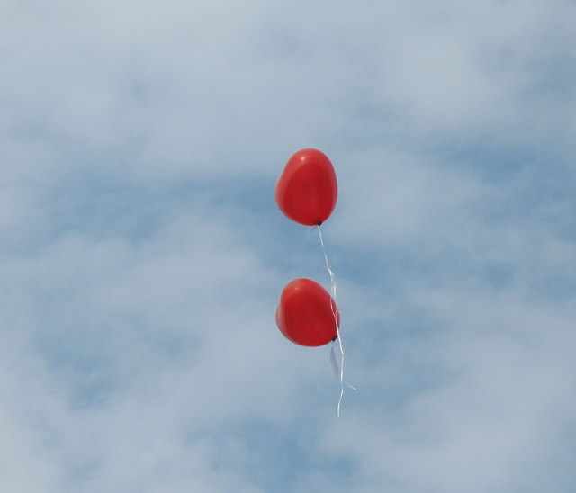 Wunschluftballon bei Hochzeit am 020612