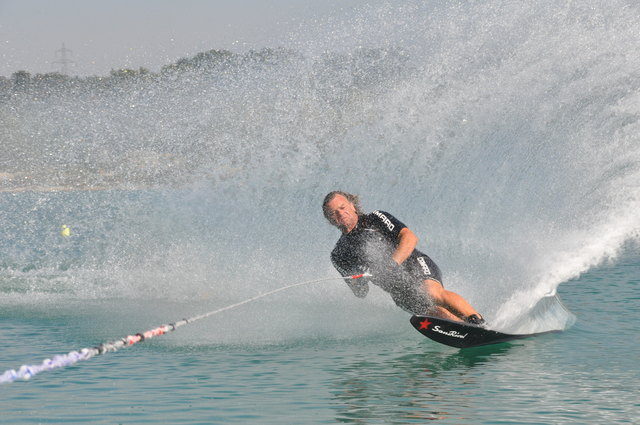 Franz Oberleitner 2012 , Österreichischer Meister 55+  Trick, Jump, Overall und 2. Platz Slalom