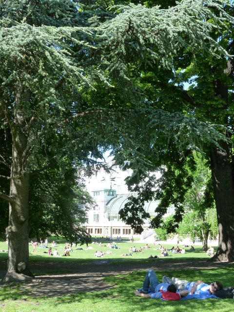 Chillen im Burggarten