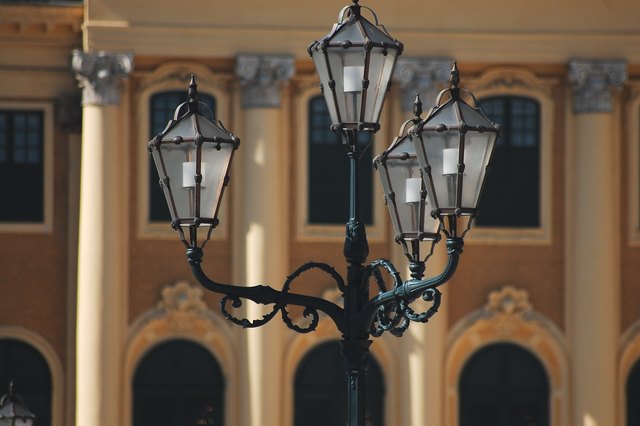 Laterne in Schönbrunn