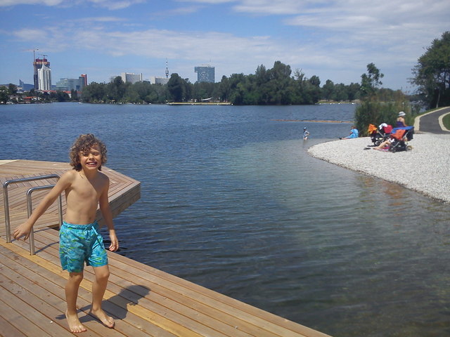 neuer Steg an der Unteren Alten Donau