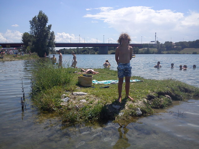 meine kleine Privatinsel an der Neuen Donau