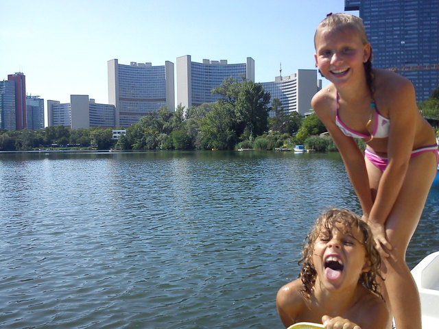 Bootfahrt auf der Unteren Alten Donau