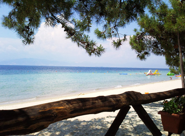 Ein Blick von der Terasse