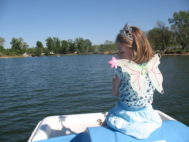 Tretbootfahrt auf der Alten Donau