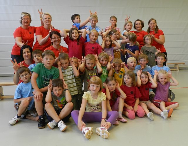 Die Fit-Fun-Kiddy-Kiddies aus Fischbach konnten sich zwei Tage nach Herzenslust austoben und mit Freunden spannende Stunden verbringen
