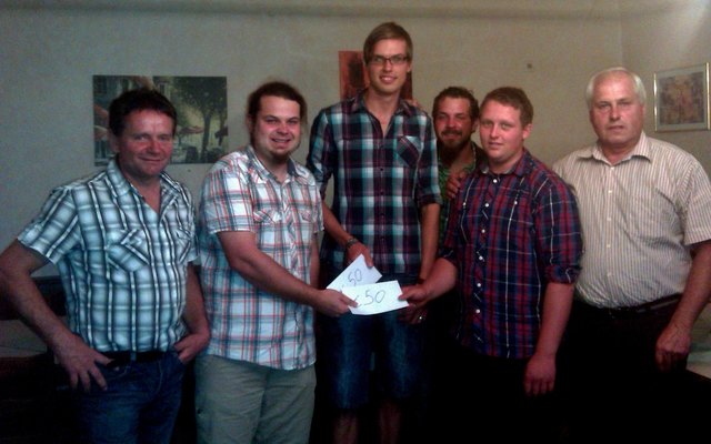 GR Walter Dreier, Jugendreferent Robert Orieschnig, Heltmut Koschier, PO Daniel Orieschnig, Manuel Findenig, GV Ferdi Höfferer