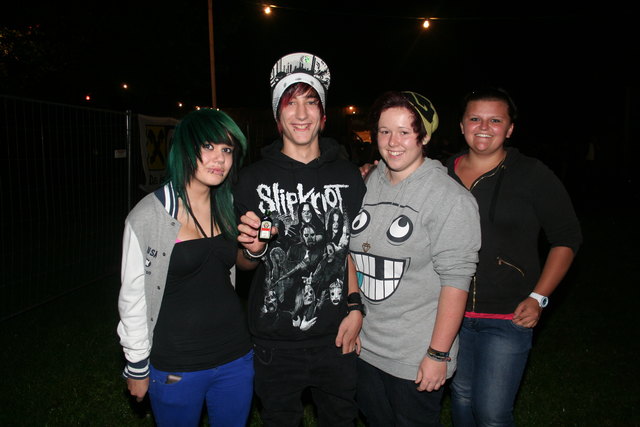 Sabrina, Fabian, Katharina und Jenn