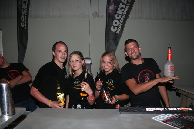 Thomas Amon, Natascha Binder, Sarah Haas und Showbarkeeper Hajek