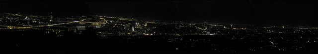 Wien bei Nacht - Kahlenberg