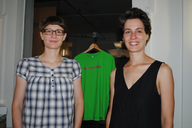 Lisa Neumann (li.) und Doris Bauer, Initiatorinnen und Kuratorinnen von "espressofilm – Kurzfilm einen Sommer lang".