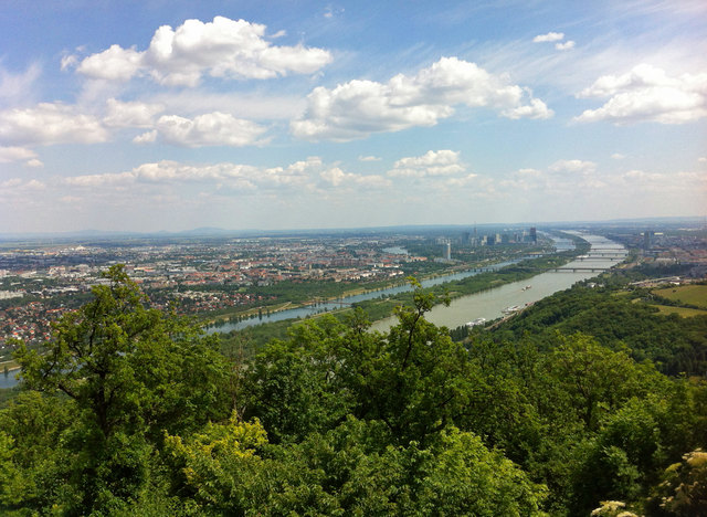Vom Leopoldsberg mit dem iPhone
