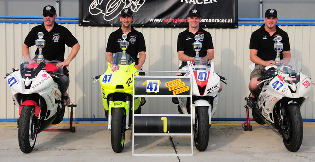 Harry Jungwirth R6, Wolfi Neulinger R6, Güü Leitner CBR, Niky Pichler R6 | Foto: privat