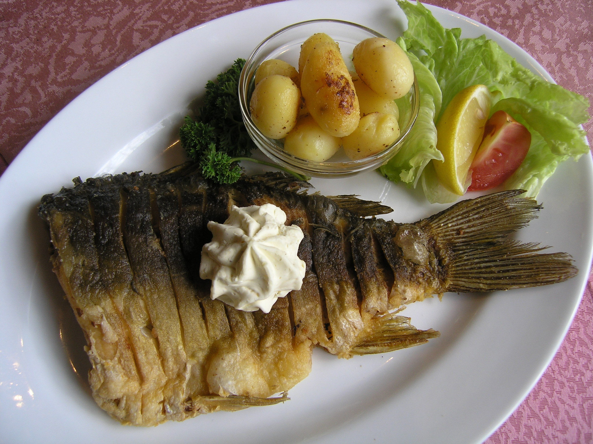 Wie Lange Karpfen In Der Pfanne Braten Gebratener Karpfen nach Art des Hauses - Graz-Umgebung
