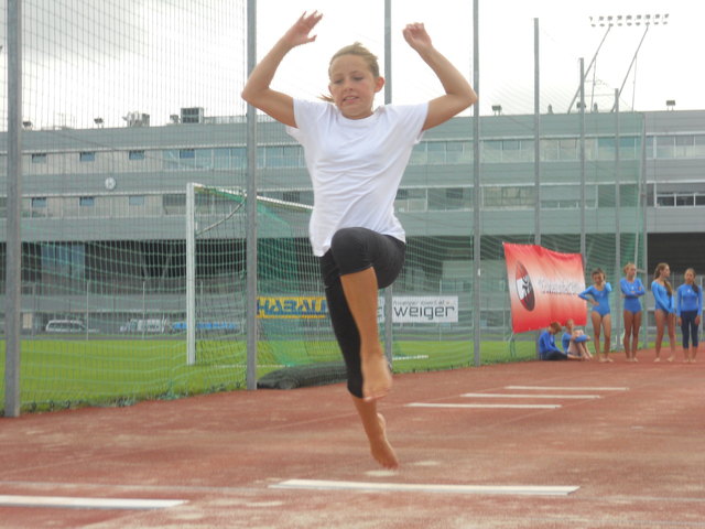 Lina Katzlberger durfte sich über einen fünften Platz freuen. | Foto: Turnverein Ried