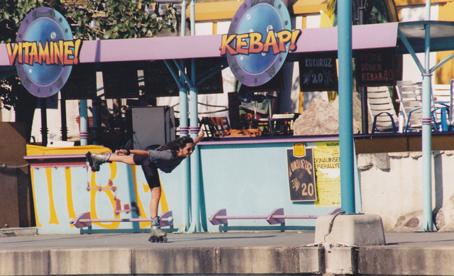 Skatern auf der Donauinsel