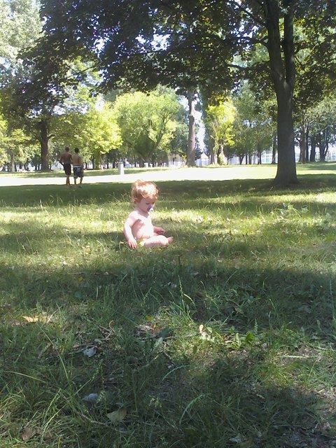 Adrian´s erster Besuch im Stadionbad!