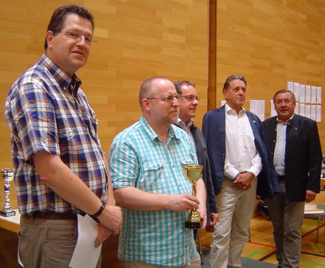 Josef Staller, der Sieger im B-Turnier