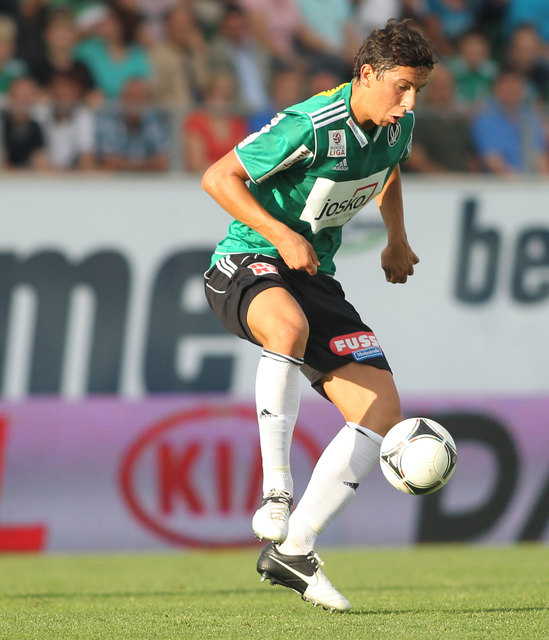 In Torlaune: Robert Zulj traf in Warschau und in Wiener Neustadt. | Foto: Harol