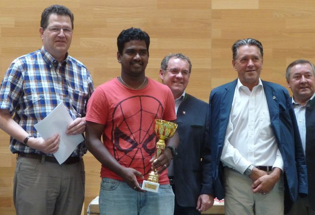 Turniersieger Großmeister Panchanathan Magesh Chandran