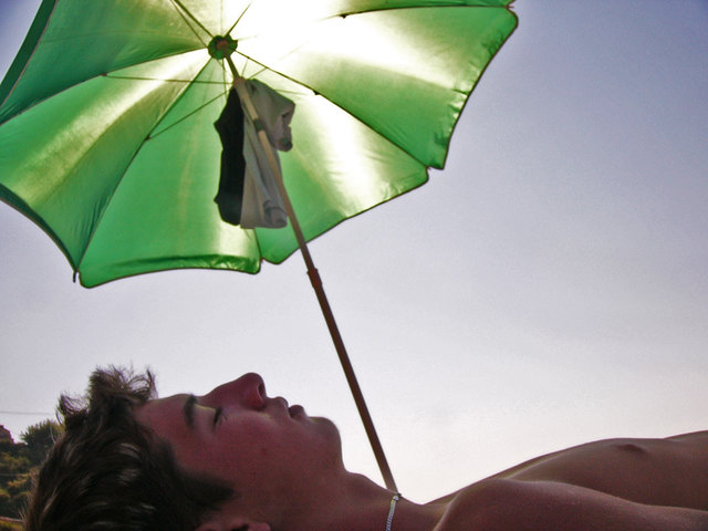 Gemütlich in der Sonne relaxen