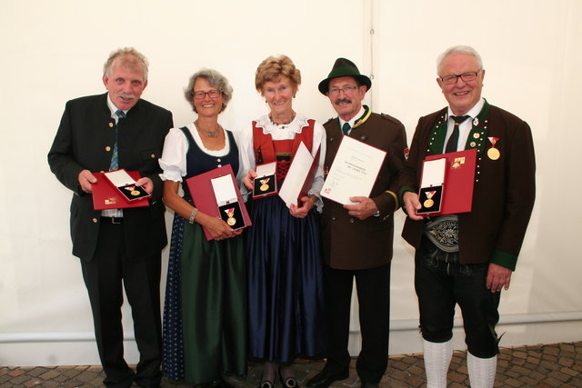 Die Geehrten aus dem Stubai und Wipptal.
