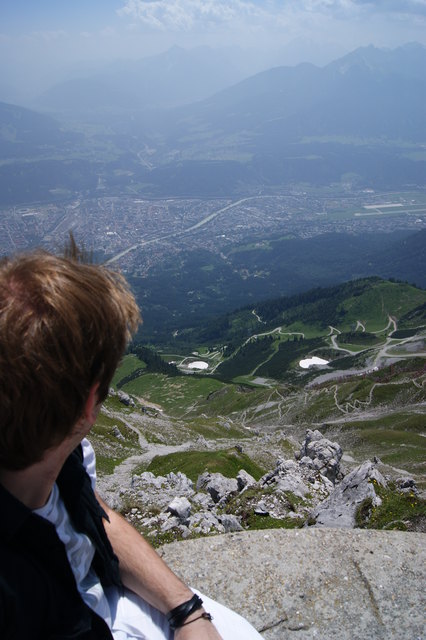 Österreichs Berge bzw. der Blick auf Innsbruck