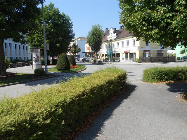 Das Areal Richtung Westen vom Hotel Almtalerhof aus gesehen