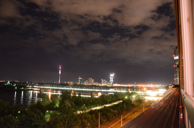 Vienna Skyline at Night