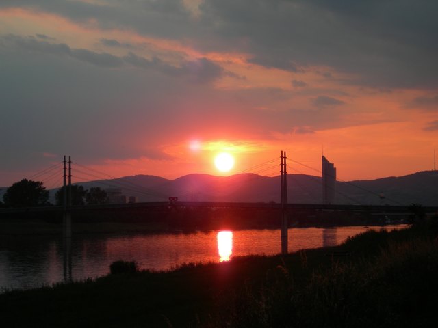 Am Weg zum Donauinselfest...