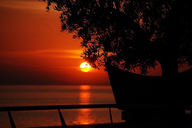 Sonnenuntergang in Portoroz