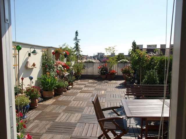 Sommer auf der Terrasse in Ottakring