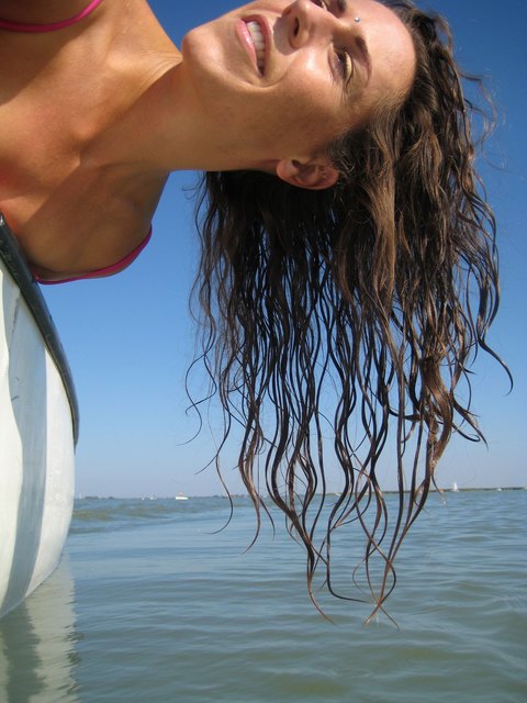 Schnelle Abkühlung ohne ganz reinspringen zu müssen... so ist dieser Schnappschuss entstanden.