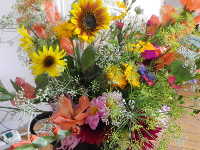 sommerblumen aus dem eigenen Garten