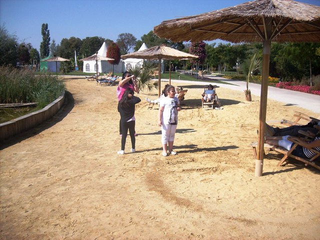Strandfeeling in den Blumengärten Hirschstetten