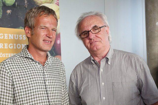 Feierten gemeinsam (v. l.): Franz Brandl und Manfred Grubauer. | Foto: cityfoto