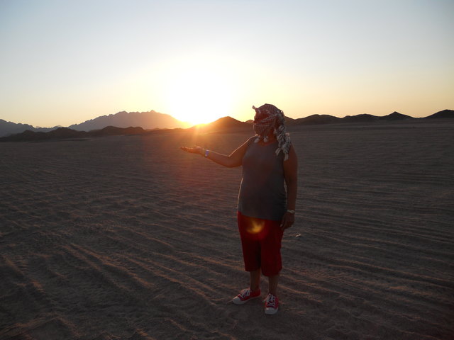 Ägypten/ Die Sonne in der Hand