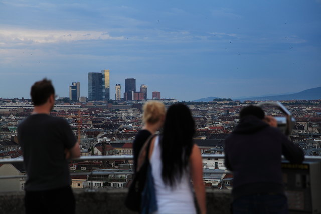 Lauer Sommerabend auf dem Dach des Haus des Meeres