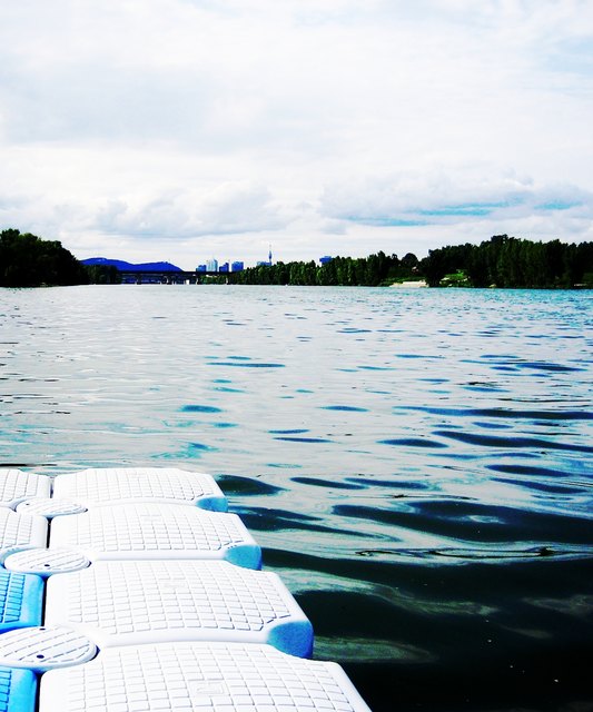 Einen Sprung in die neue Donau gönnen