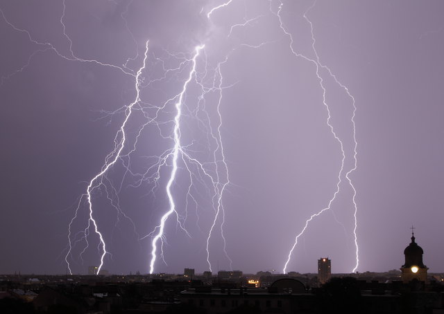 Sommergewitter über Wien
