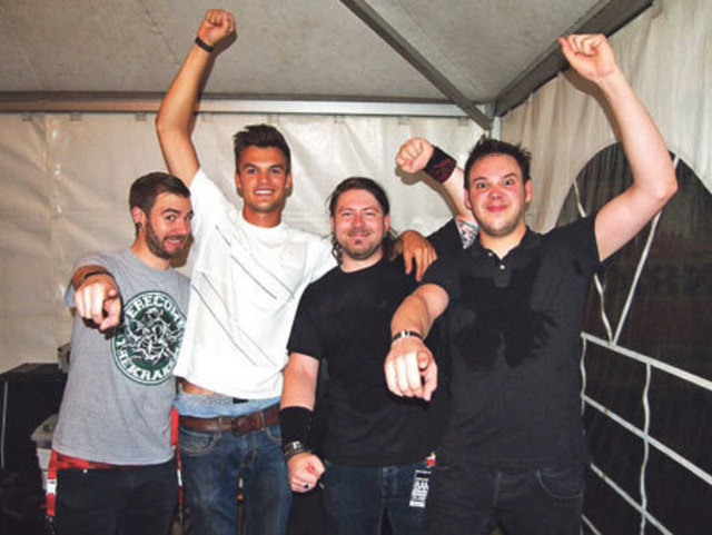 Die Fürstenfelder Band „Passangers“ freute sich über einen gelungenen Auftritt.