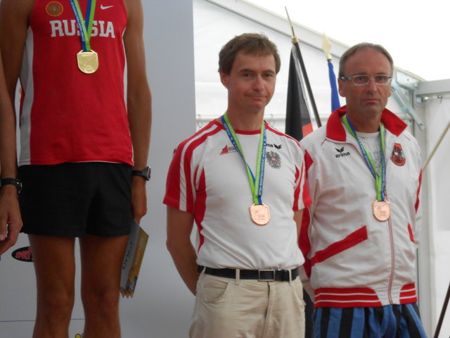 Markus Reifinger (r.) mit seinem Teamkollegen Franz Kropik. | Foto: privat