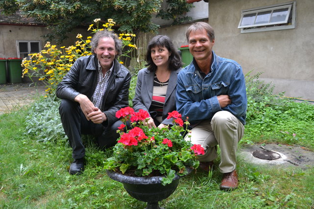 Das Führungs-Trio des Gesundheitshauses: Andreas Dabsch (Medizin), Claudia Ernstberger (Organisation) und Reinhard Mammerler (Wirtschaft).