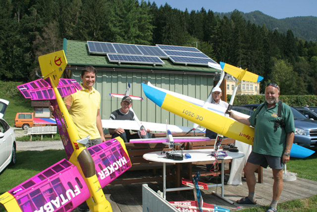 Obmann Daniel Antensteiner, Helmut Stadler, Josef Degelsegger, Heinz Patzl (v.li.). | Foto: Antensteiner